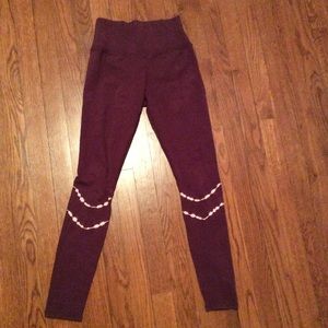 Purple sports leggings from Forever 21